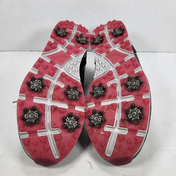 Callaway Halo Women's 10.5 B Black Golf Shoes All‎ Spikes Included - Picture 11 of 14